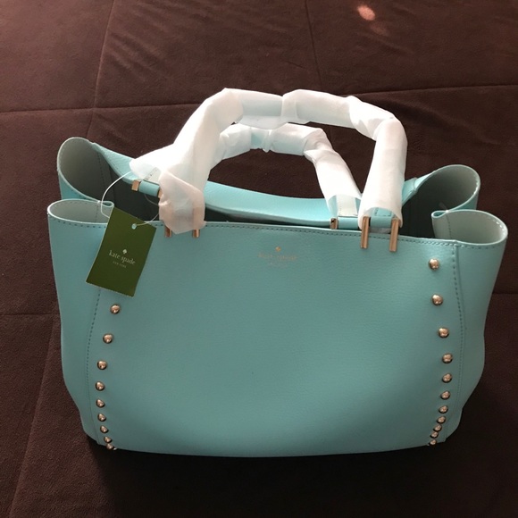 New Kate Spade Atoll Blue purse - Picture 3 of 7